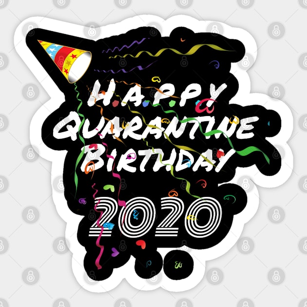 Quarantine Birthday 2020 Sticker by Magic Arts